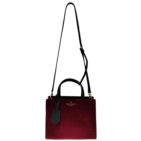 ケイトスペード Kate spade ベロア スクエア 2WAY ショルダー ハンドバッグ レディース